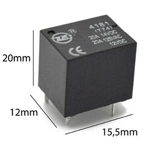 RELE 12V-20A  5T  T74  TRKM