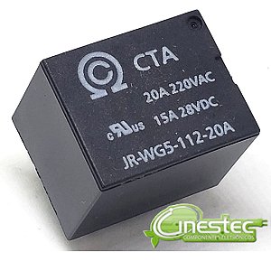 RELE 12V-20A 5T - JR-WG5-112-20A