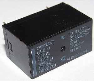 RELE 18V-3A X 250V G5B-1-ER18  FORNO, USO DIVERSOS