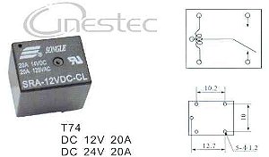 RELE 24V- 20A - 5T - TRKM / ZX