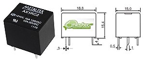 RELE 5V-15A  AX1RC -5V