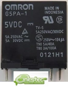 RELE 5V-5A  G5PA-1 / LKS1AF-5V  FORNO / USO DIVERSOS