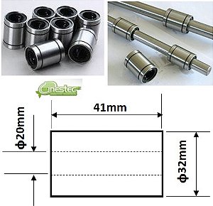 ROLAMENTO LINEAR LM20UU