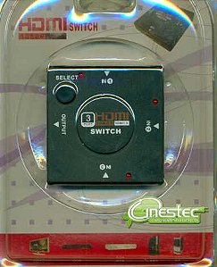 SELETOR / SWITCH HDMI 1 X 3 ENTRADAS  MINI MANUAL - OFERTA