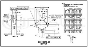 SENSOR DE PRESSAO  MPX5010DP