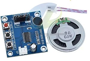 SHIELD  MODULO GRAVADOR  PLAYER DE VOZ COM ISD1820 COM FALANTE