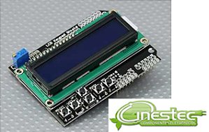 SHIELD DISPLAY LCD 16 x 2 COM KEYPAD TECLADO PARA ARDUINO