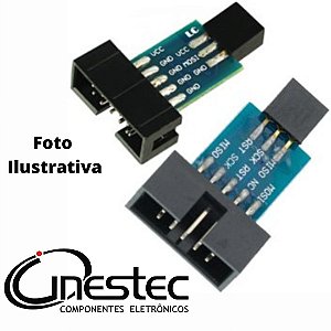 SHIELD MODULO ADAPTADOR USBASP DE 10 PARA 6 PINOS
