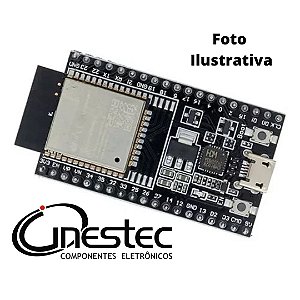 SHIELD MODULO ESP32 WROOM 32D DEVKITC V4 - 38 Pinos - Antena Interna