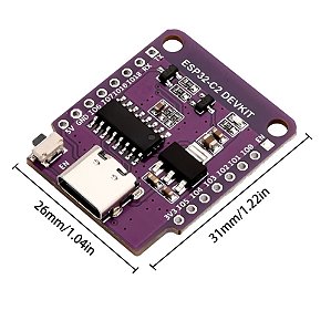 SHIELD MODULO WEMOS D1 ESP8684 WIFI + BLUETOOTH - TYPE C