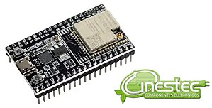 SHIELD MODULO WIFI + BLUETOOTH WROOM 32U NODEMCU COM ENTRADA JACK PARA ANTENA