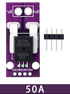 SHIELD PARA ARDUINO SENSOR DE CORRENTE ATE 50A  ACS758