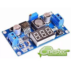 SHIELD REGULADOR DE TENSAO AJUSTAVEL LM2596 COM DISPLAY STEP DOWN