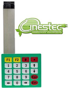 SHIELD TECLADO MEMBRANA 4X5  20 TECLAS