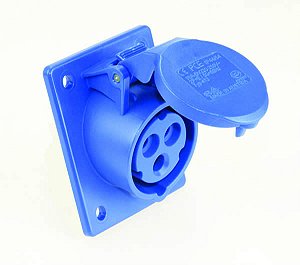 SOQUETE PAINEL 16A, 3P, 6H, 220V, IP44 - PCE