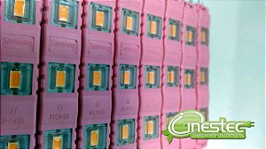 STRIP LED - MODULO / BARRA DE 3 LEDS 5730 BLINDADO - ROSA / PINK