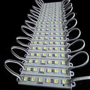 STRIP LED - MODULO / BARRA DE 6 LEDS 5050 - BRANCO FRIO - 1,44W