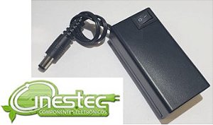 SUPORTE / CAIXA PARA BATERIA 9V COM CHAVE LIGA / DESLIGA COM P4