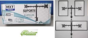 SUPORTE BI-ARTICULADO DE MESA PARA 2 MONITORES DE 13 A 32 - AR204