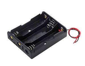 SUPORTE DE BATERIAS 18650 - 3 BATERIAS