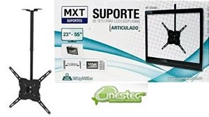 SUPORTE DE TETO PARA TVS 23 A 55 ARTICULADO ATE 25KG - AR-C002ST