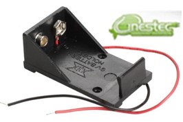 SUPORTE PARA BATERIA 9V - COM RABICHO