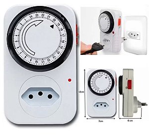 TEMPORIZADOR / TIMER MECANICO ANALOGICO BIVOLT  10A