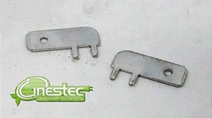 TERMINAL FASTON MACHO 90 graus PCI BANDEIRA 6,3 X 0,8MM  CADA 5 PECAS -