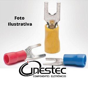 TERMINAL FORQUILHA / GARFO ISOLADO AMARELO CADA