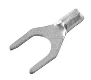 TERMINAL FORQUILHA SEM ISOLAÇÃO HS-1206 PACOTE 100PÇS