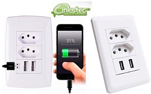 TOMADA DE FORCA USB PARA SMARTPHONES E TABLETS - DUO
