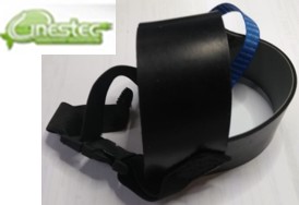 TORNOZELEIRA / CALCANHEIRA CONDUTIVA COM ELASTICO E ENGATE RAPID