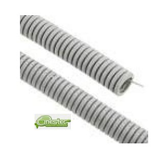 TUBO CORRUGADO (PA6) - NW22- CINZA - por metro