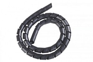 TUBO ESPIRAL / ORGANIZADOR 19MM PRETO