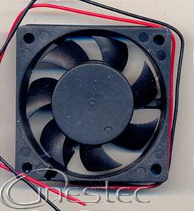 VENT. COOLER 12V 60 X 60MM X 20MM  2 FIOS