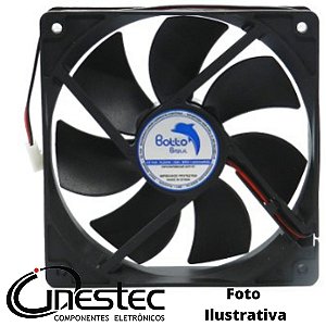 VENT. COOLER 24V 120 x 120 x 2mm - 2 FIOS COM CONECTOR