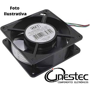 VENTILADOR / COOLER 110/220V 120x120x38mm - Sem Rolamento