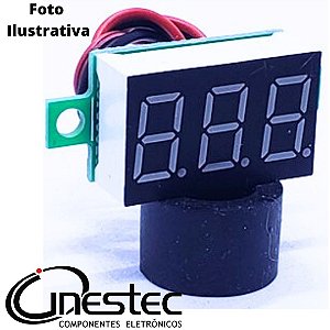 VOLTIMETRO DC 4,5 ~ 30V - 2 FIOS