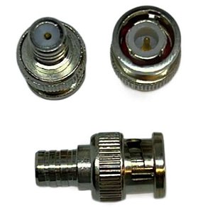 CONECTOR BNC MACHO RETO ENCAIXE COAXIAL