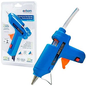 PISTOLA DE COLA - BIVOLT - 20W - 135o - COM BOTÃO L/D