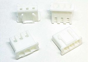 CONECTOR ALOJAMENTO/FEMEA JST 2,54MM 3 PINOS 180 graus I-DS1069-SCW03