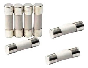 KIT 10 PÇS FUSIVEL RETARDO PEQUENO 3,15A / 250V (5X20MM)