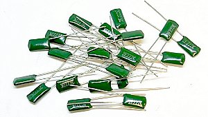 KIT 20PÇS CAPACITOR POLIESTER  2K2PF X 250V ou 2,2NF x 250V