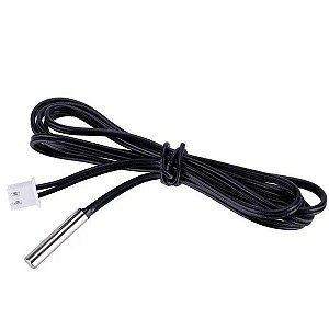 RESISTOR NTC / TERMISTOR 10K / MF58 - CABO DE 1M E CONECTOR 3D
