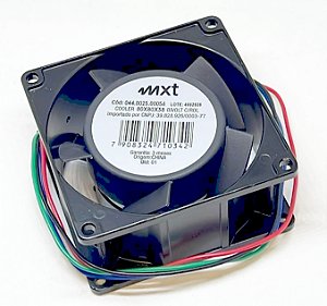 VENT. COOLER 127V / 220V - 80 x 80 x 38mm BEARING CORPO METAL