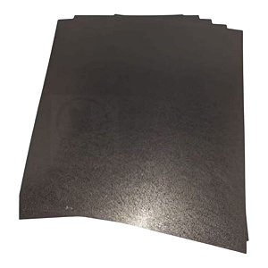 Capa Para Encadernação A4 Preta Couro Verso C/ 100 Unid.