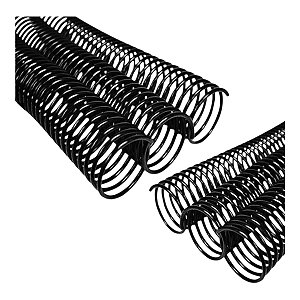Espiral Para Encadernação 40mm Preto Para 350 Folhas