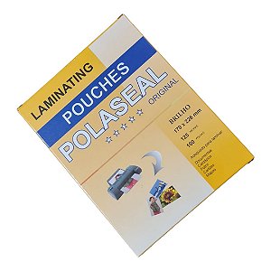 50 Un Polaseal Original P/ Plastificação 1/2 Ofício 0,05