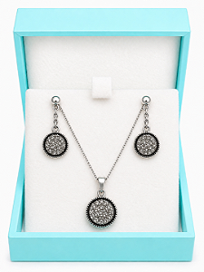 Conjunto Redondo Cravejado