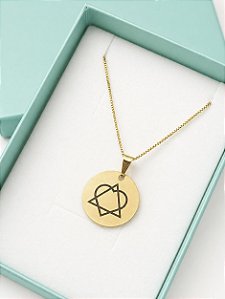 Colar Medalha Adoção